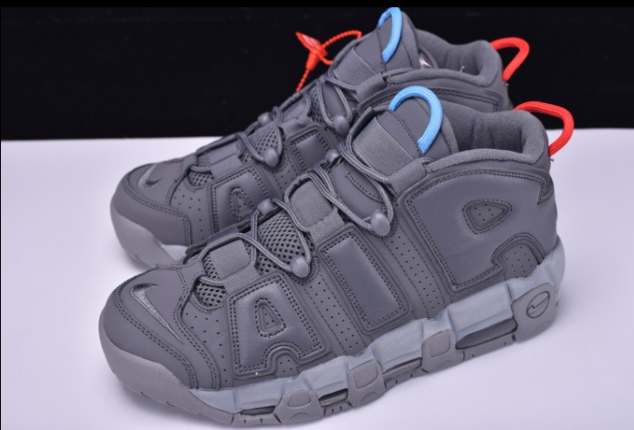 VILLA x Alexander John x Nike Air More Uptempo Grey Blue Red